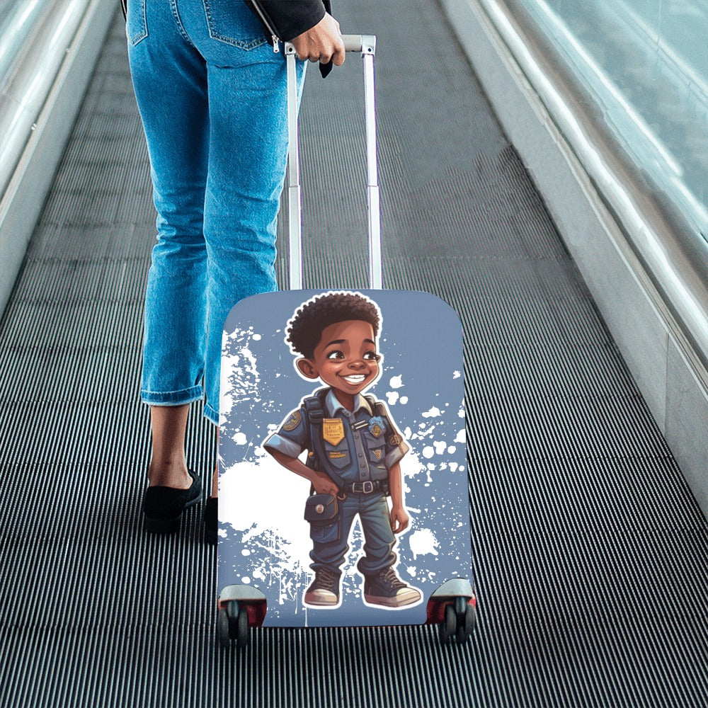 Izaiah The Officer Luggage Cover/Small 18"-21"