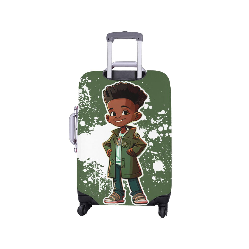 Devin On A Mission Luggage Cover/Small 18"-21"