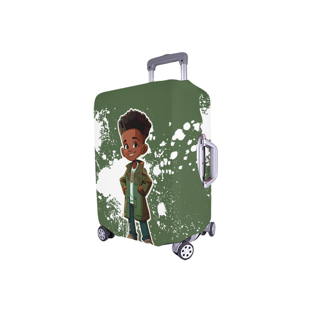 Devin On A Mission Luggage Cover/Small 18"-21"