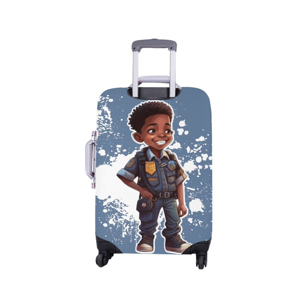 Izaiah The Officer Luggage Cover/Small 18"-21"