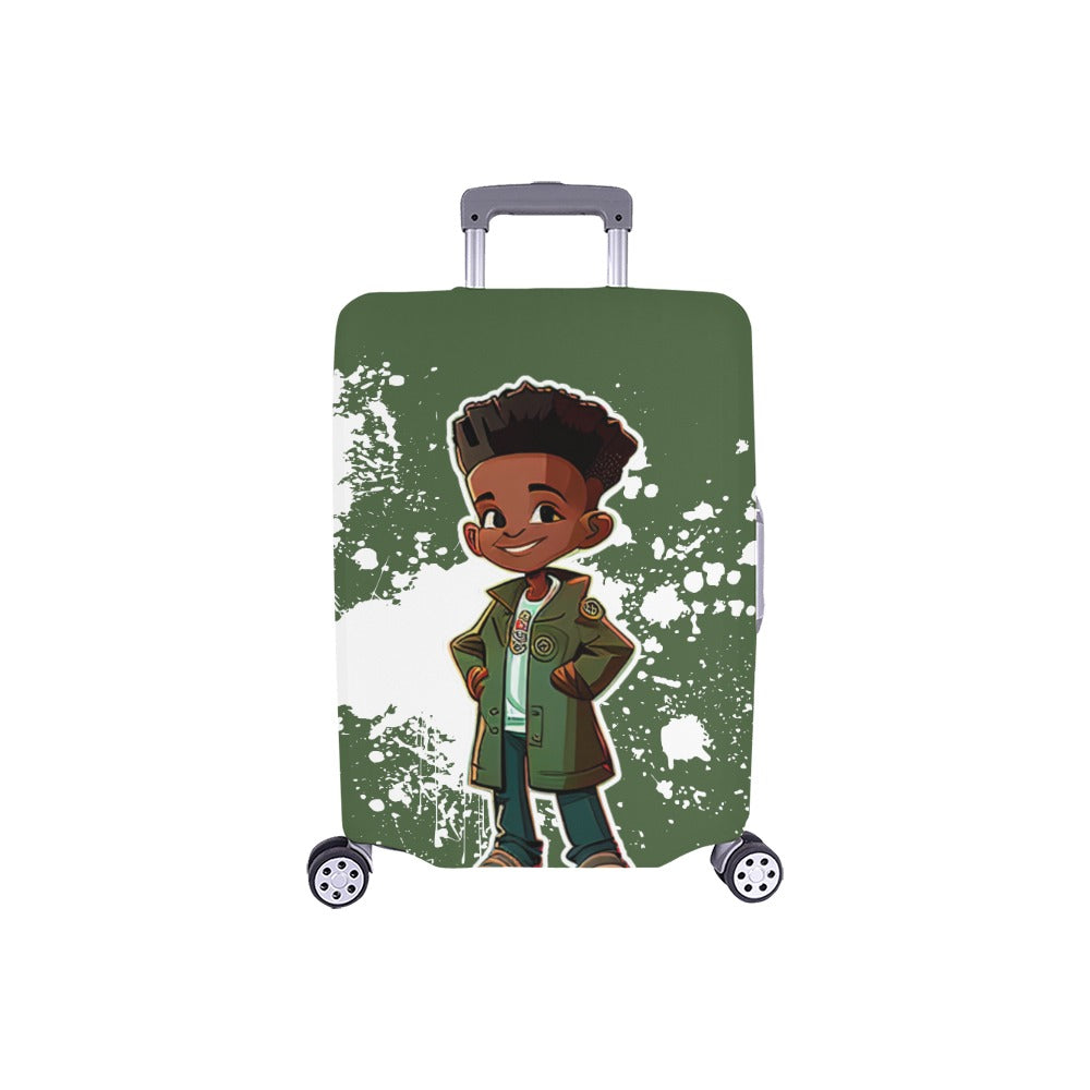 Devin On A Mission Luggage Cover/Small 18"-21"