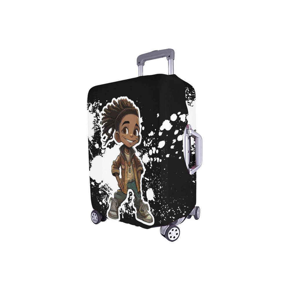 Christopher The Cool Kid Luggage Cover/Small 18"-21"