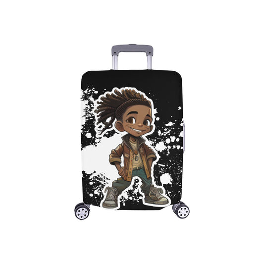 Christopher The Cool Kid Luggage Cover/Small 18"-21"