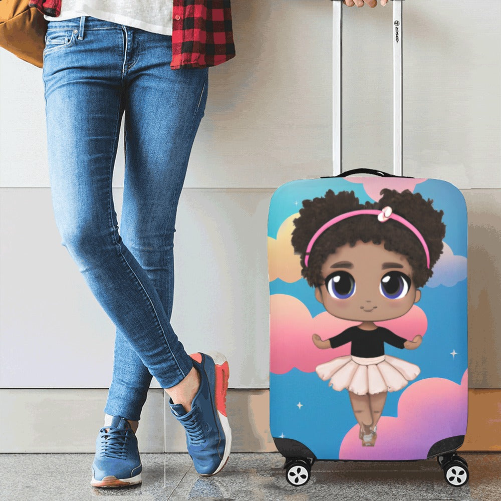 Ballerina Diva Luggage Cover/Small 18"-21"