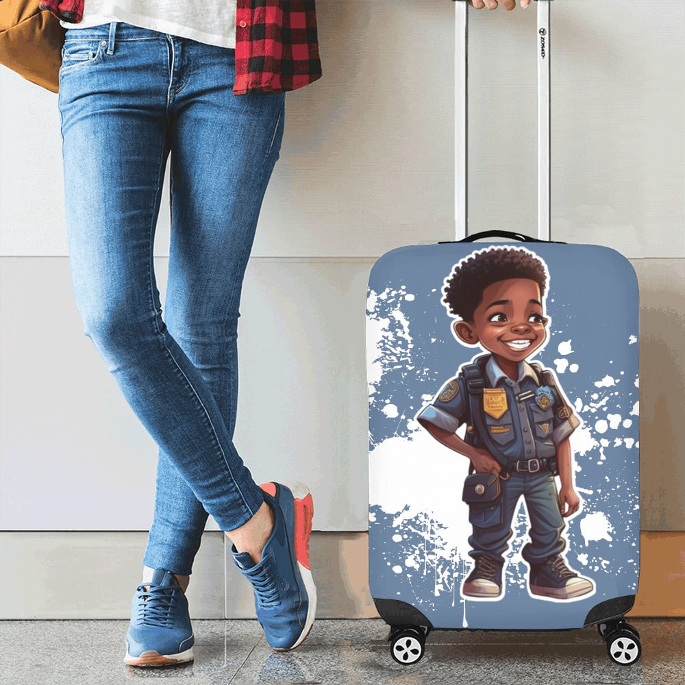 Izaiah The Officer Luggage Cover/Small 18"-21"