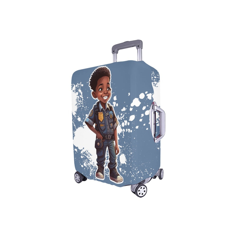 Izaiah The Officer Luggage Cover/Small 18"-21"