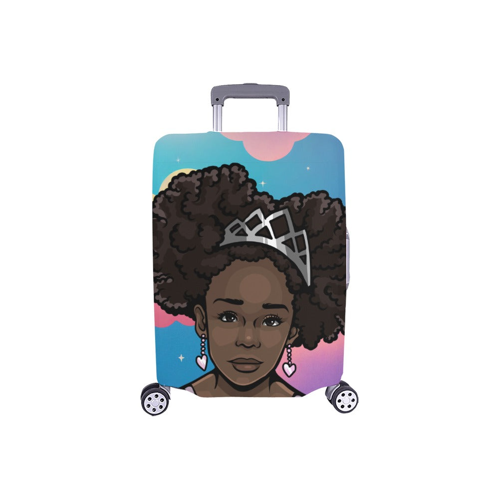 Little Miss. Princess Luggage Cover/Small 18"-21"